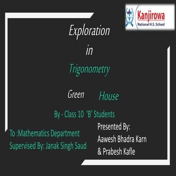 Trigonometry Exploration 