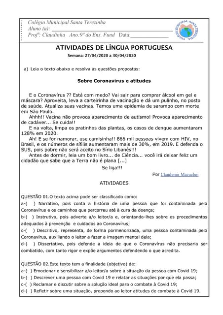 Parodia 8 ano | PDF