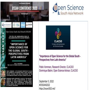 Supporting Open Science in Research | PDF