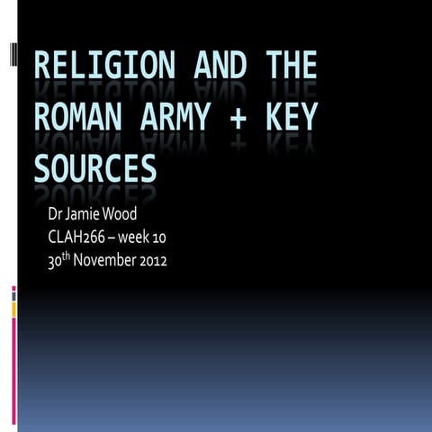 Religion and the Roman Army