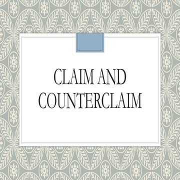 English 8 Third Quarter Claim and counterclaim.pptx