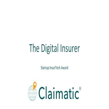 Startup InsurTech Award - Claimatic