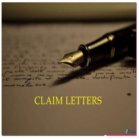Claim letters | PPTX
