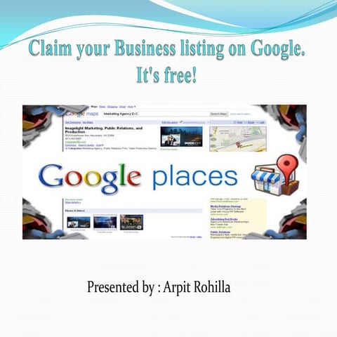 Claim your business listing on google