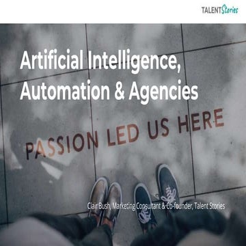 AI, Automation & Agencies