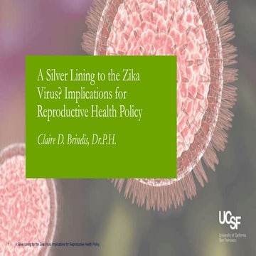 A Silver Lining to the Zika Virus? Implications for Reproductive Health Policy
