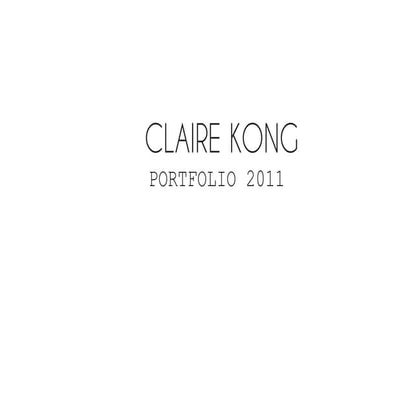 Claire portfolio 2011