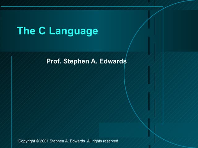 C language