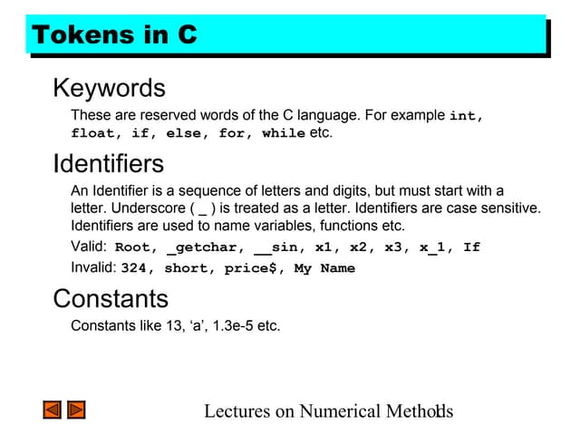 C language