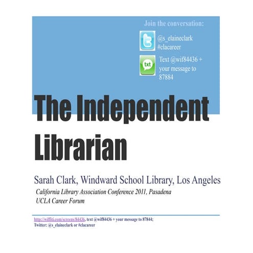 The Independent Librarian: life at a private school library