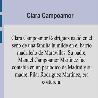 Clara campoamor