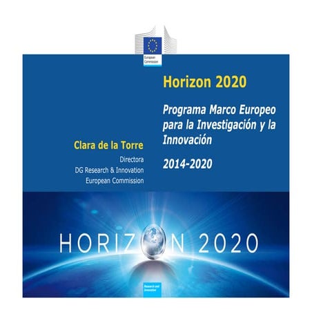 Programa Horizon 2020 - Comisión | PDF