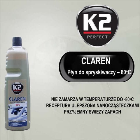 K2 Claren -80st. Plyn do spryskiwaczy