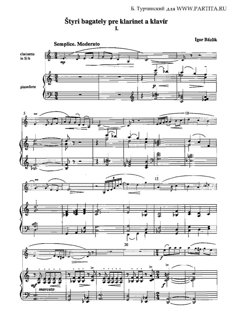 institute] bazlik 4 bagatelles y piano