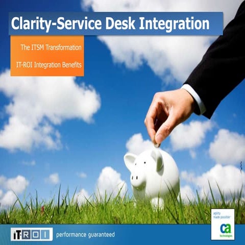 Clarity Service Desk Integration White Paper
