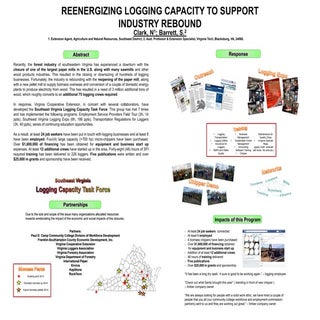 REENERGIZING LOGGING CAPACITY TO SU...