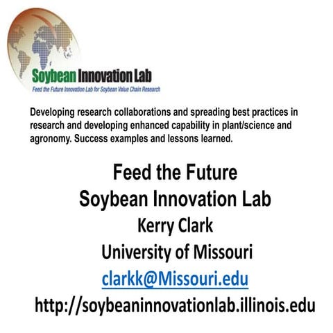 USAID soybean project in Ghana and other African countries