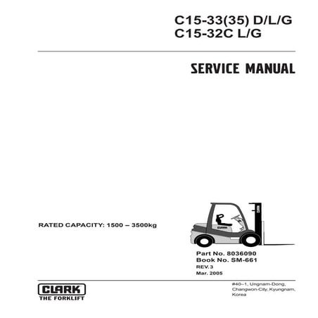 Clark cdp 20 30 forklift service repair manual | PDF