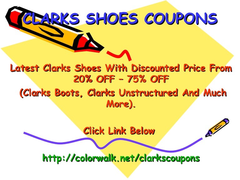 coupons for clarks boots