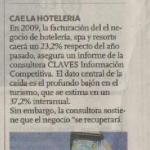 CAE LA HOTELERIA EN ARGENTINA