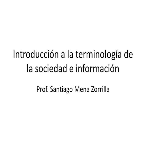 Clase 1-introducción a la terminología de la sociedad e