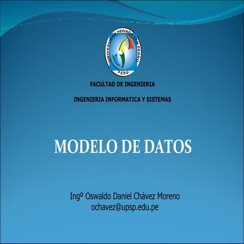 Clase 2   Modelo De Datos