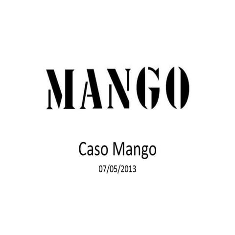 Conclusiones mango | PPTX