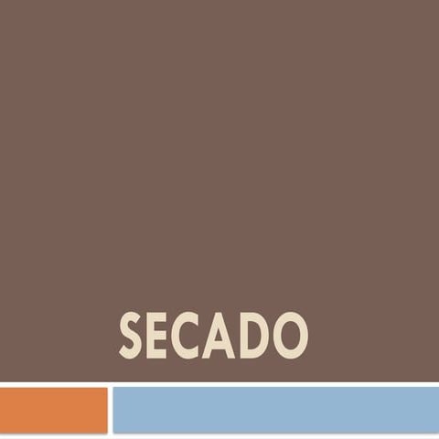 CLASE DE SECADO- PROCESOS AGROINDUSTRIALES