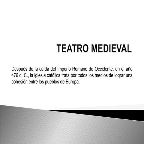 Teatro medieval