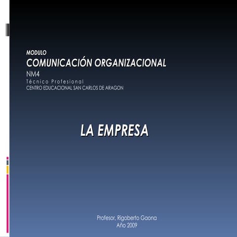 Clase01 02 InduccióN Y La Empresa