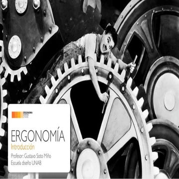 Introducción a la Ergonomía