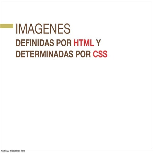 Imágenes en HTML