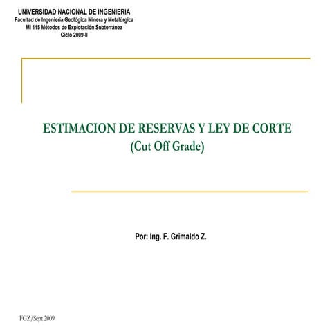 Clase03 2009 ii a  ley de corte