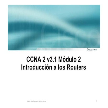 Guía router cisco 1841 | PDF