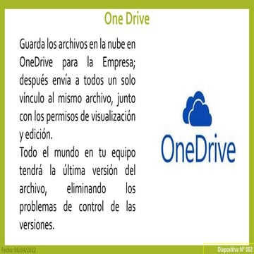 Clase04 one drive