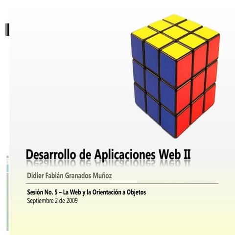 Desarrollo de Aplicaciones Web II - Sesión 05 - Evolución de los lenguajes PO...