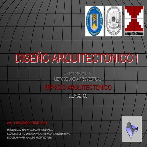 Clase06 Espacio Arquitectonico