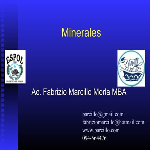 Clase07   minerales