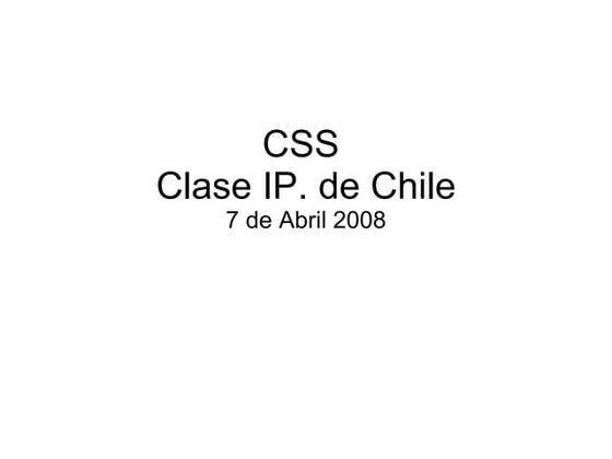 Clase 07 04 08