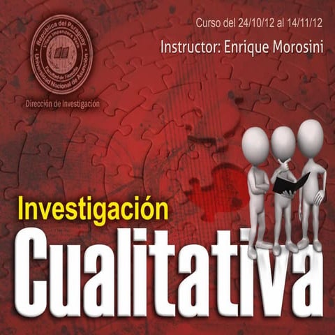 Investigación Cualitativa - Introducción