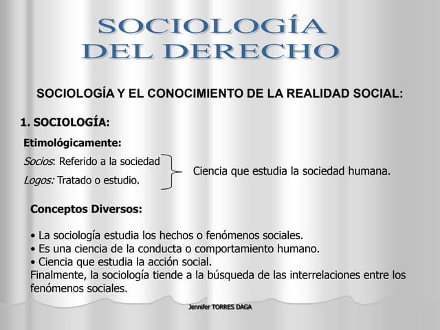 SOCIOLOGIA DEL DERECHO