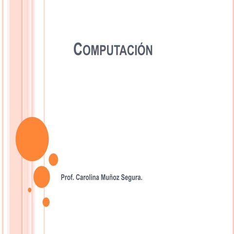 Historia de la computacion