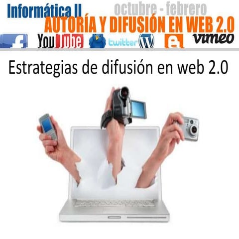 Estrategías de difusión en web 2.0