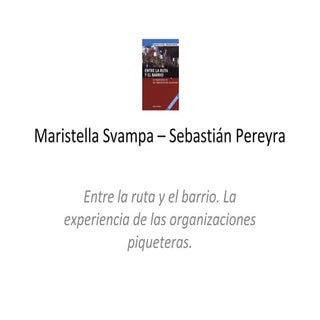 Clase 14 - Svampa/ Pereyra