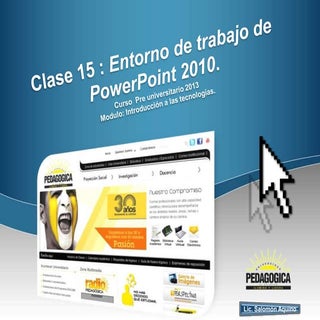 Clase 15 entorno de trabajo de powe...