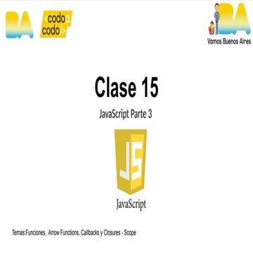 Clase curso codo a codo sobre javascript | PPTX
