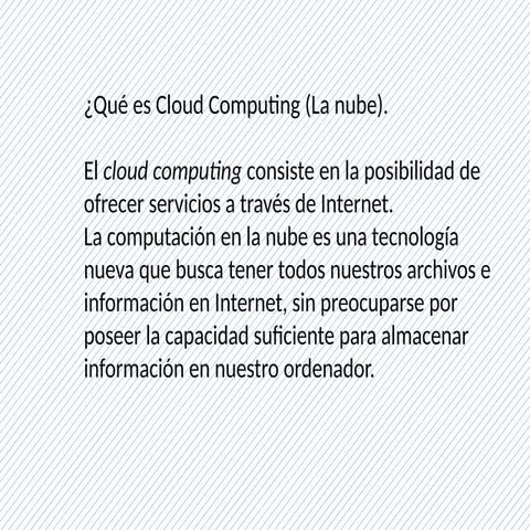 clase 1 cloud computing  desde cero que es y para que sirve