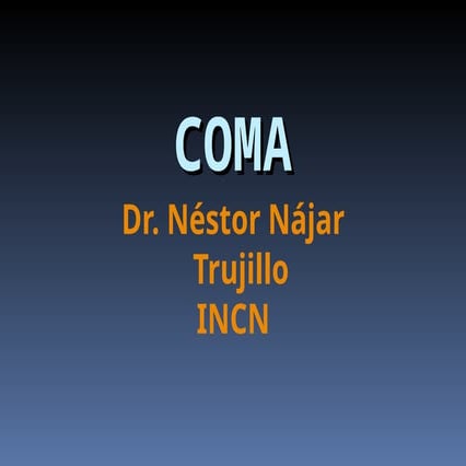 Coma | PPT