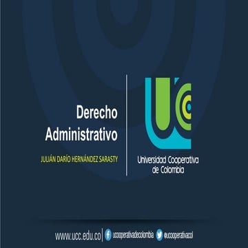 Clase 1. Derecho Administrativo
