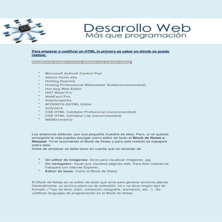Clase 1 desarrollo web